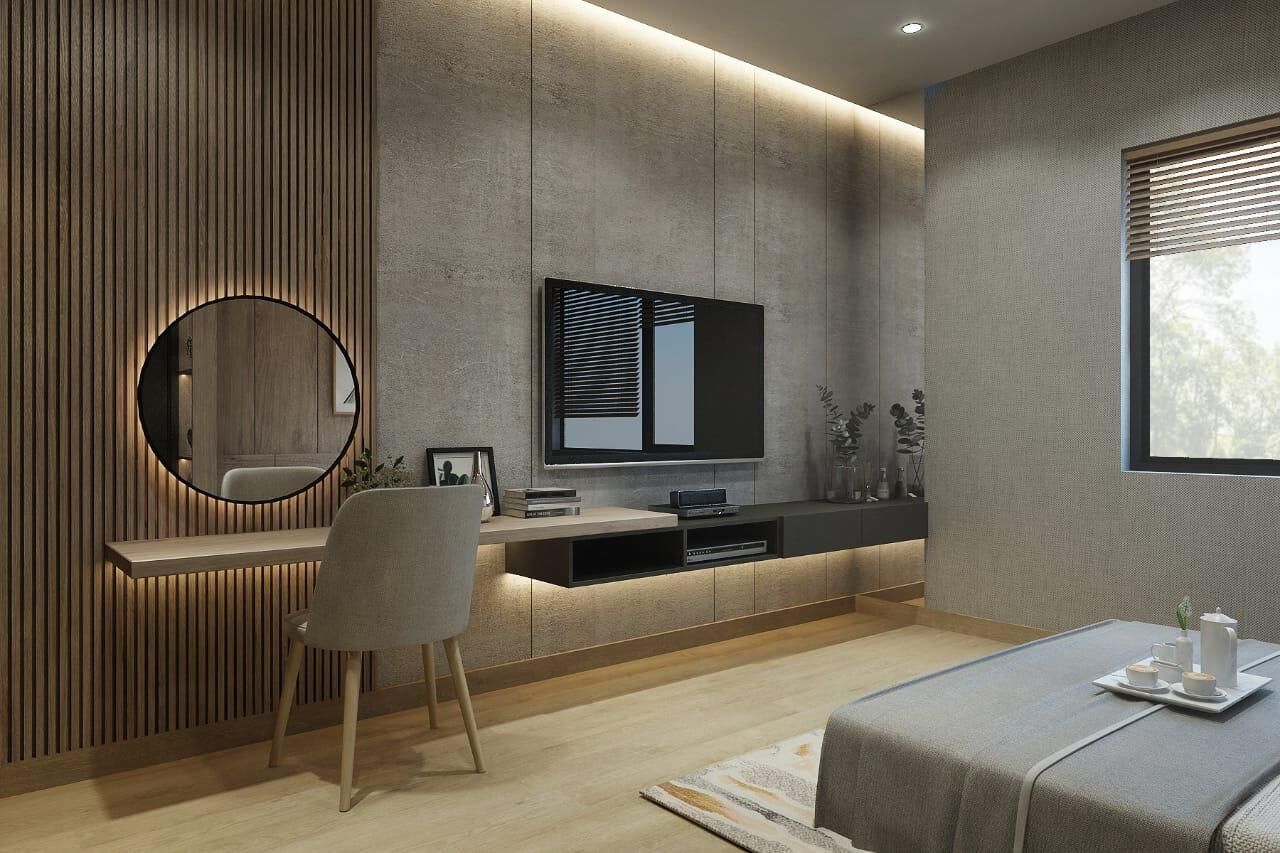 Gading Serpong bedroom interior by OMAIKA Home